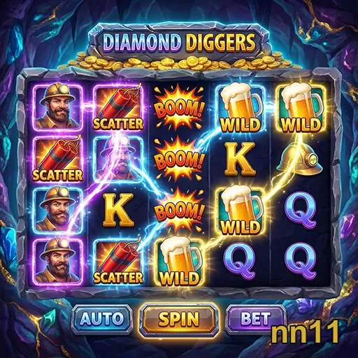 Ilustração de Aproveite a experiência de slots no nn11 com segurança