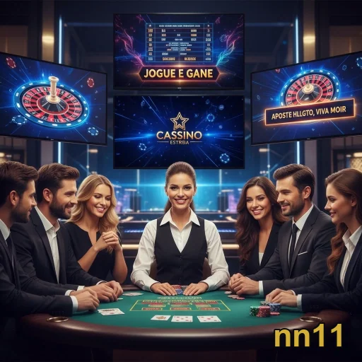 Ilustração de Explore o cassino online da nn11 com benefícios VIP únicos