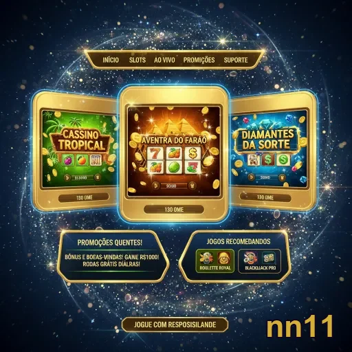 Usuário feliz registrando-se na plataforma nn11